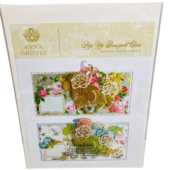 Anna Griffin Pop-Up Bouquet Dies Floral Flowers Card Making & Scrapbooking - Picture 1 of 4